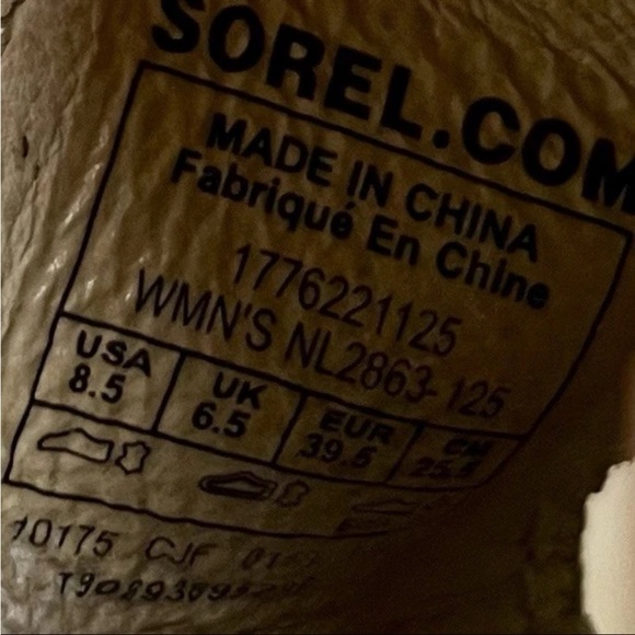 Sorel Torpeda Bungee Ankle Tie Leather Gladiator Sandals Sz 8.5 Off White READ - Picture 5 of 14